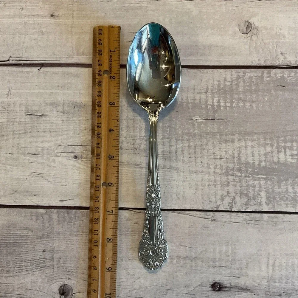 Reed & Barton Stainless Flatware Renaissance Serving Spoon Tablespoon